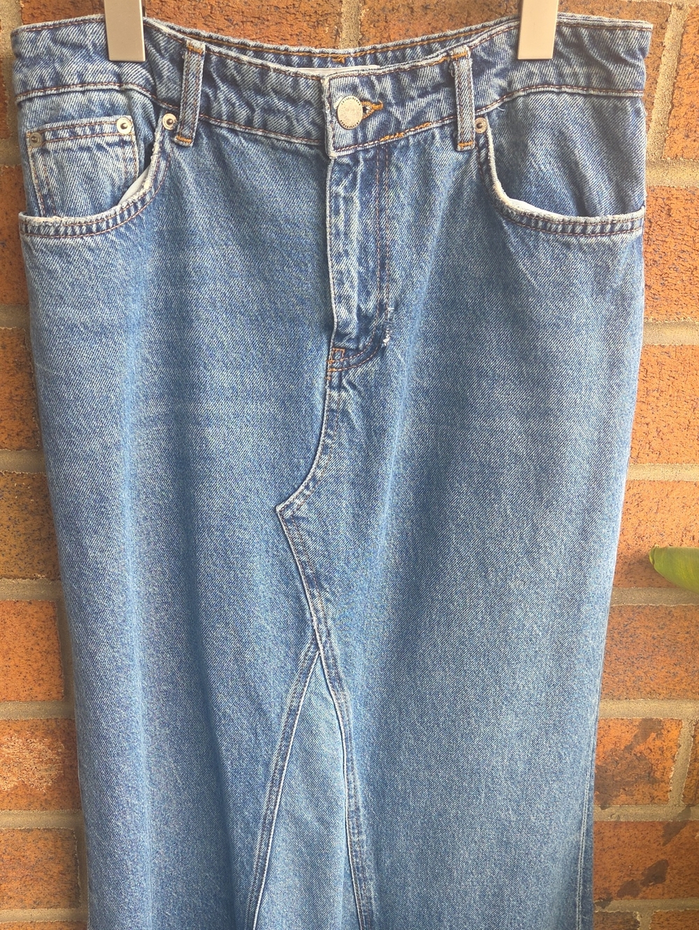 Zara Denim Maxi Skirt - Picture 4 of 8